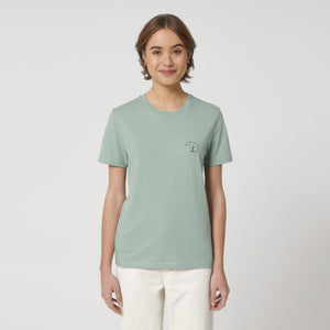 Bear Heavy Organic Cotton Tee - Aloe