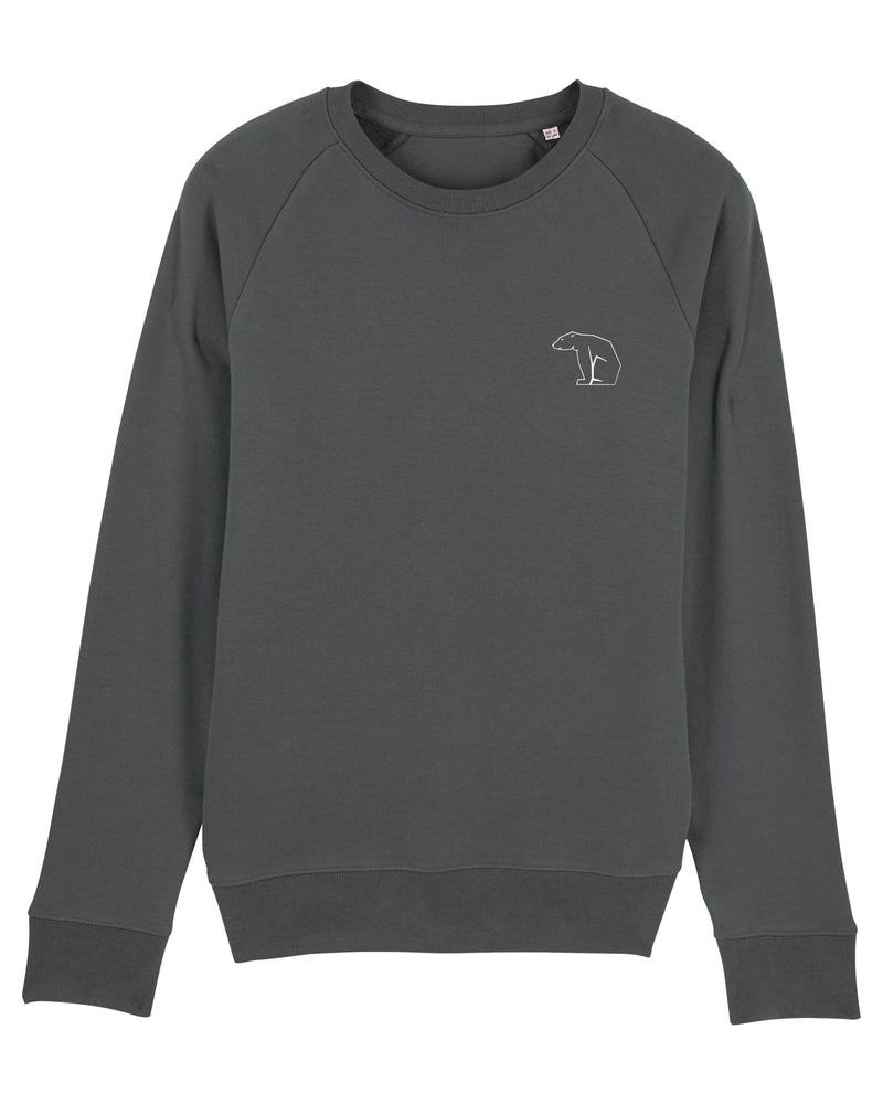 Bear Heavy Organic Sweatshirt - Charcoal Grey