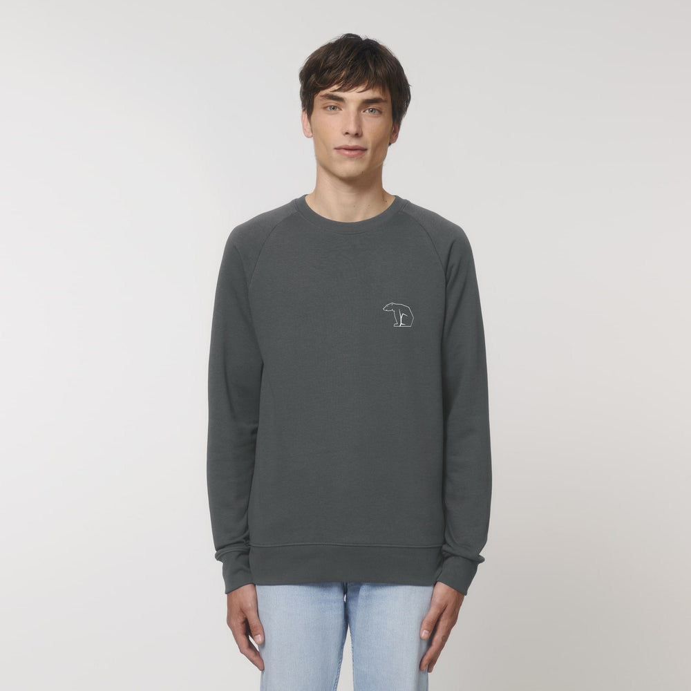 Bear Heavy Organic Sweatshirt - Charcoal Grey