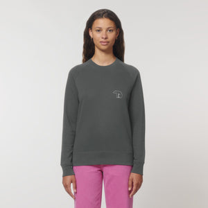 Bear Heavy Organic Sweatshirt - Charcoal Grey