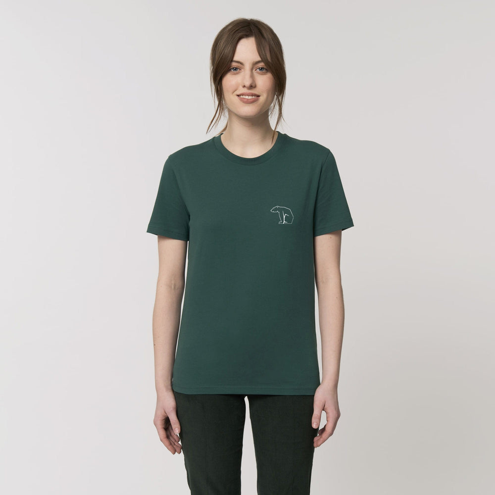 Bear Heavy Organic Cotton Tee - Glazed Green