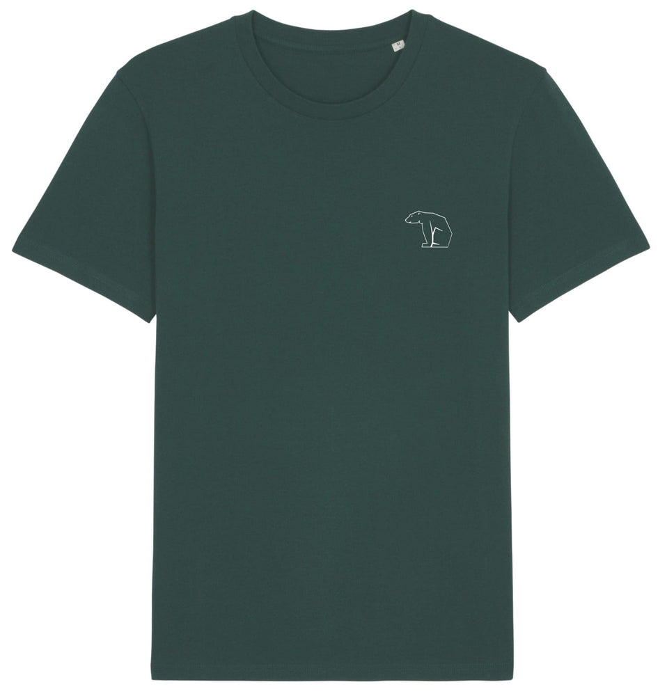 Bear Heavy Organic Cotton Tee - Glazed Green