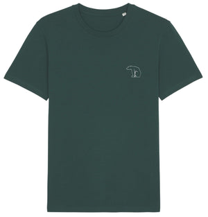 Bear Heavy Organic Cotton Tee - Glazed Green