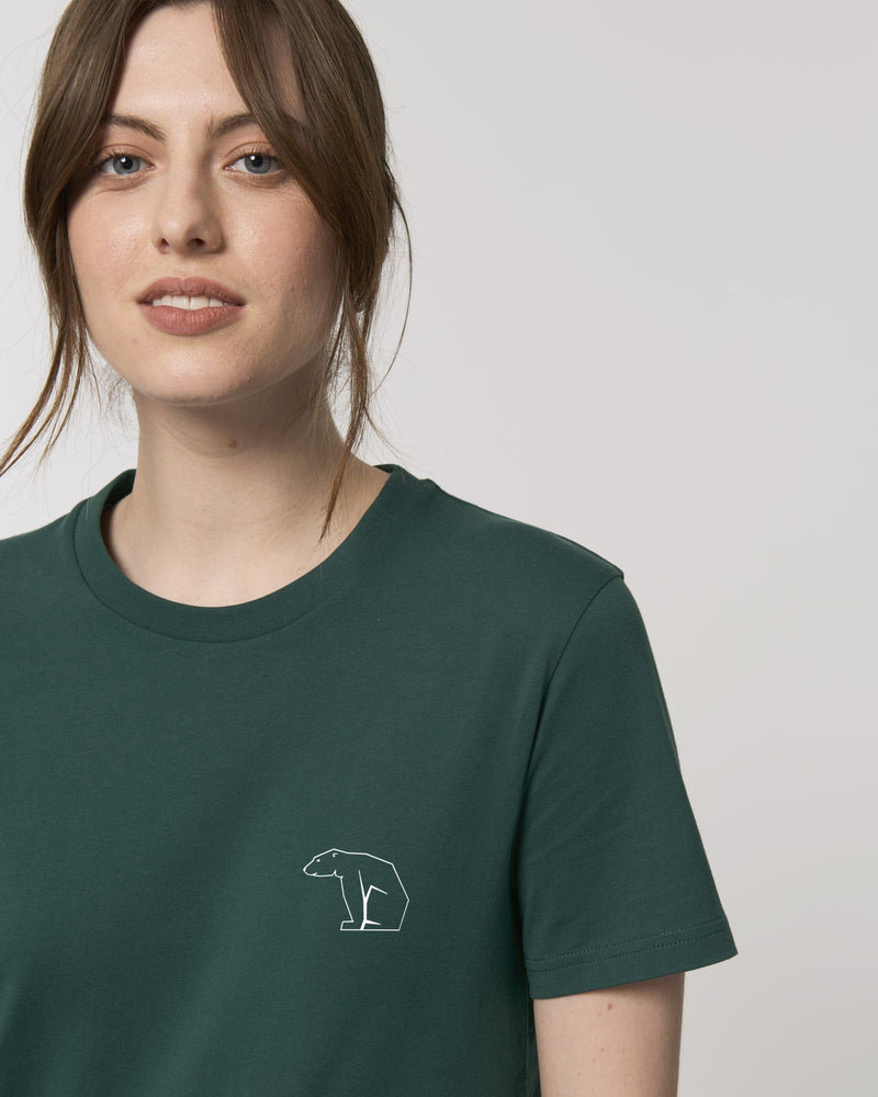 Bear Heavy Organic Cotton Tee - Glazed Green