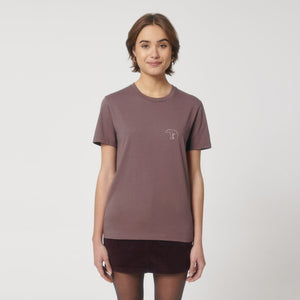 Bear Heavy Organic Cotton Tee - Kaffee Coffee