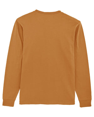 Bear Organic Longsleeve Heavy Cotton Tee - Day Fall