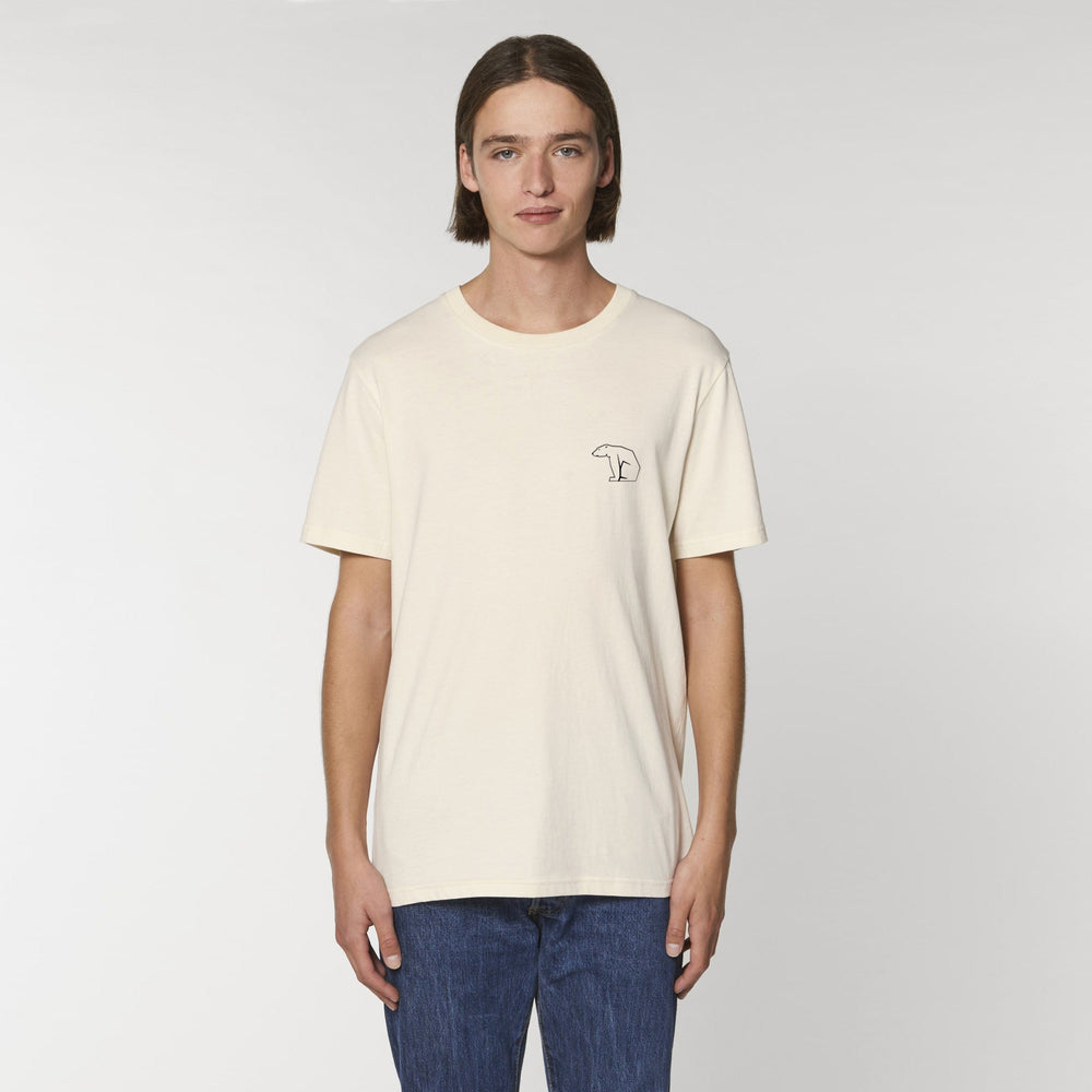 Bear Heavy Organic Cotton Tee - Natural