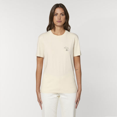 Bear Heavy Organic Cotton Tee - Natural