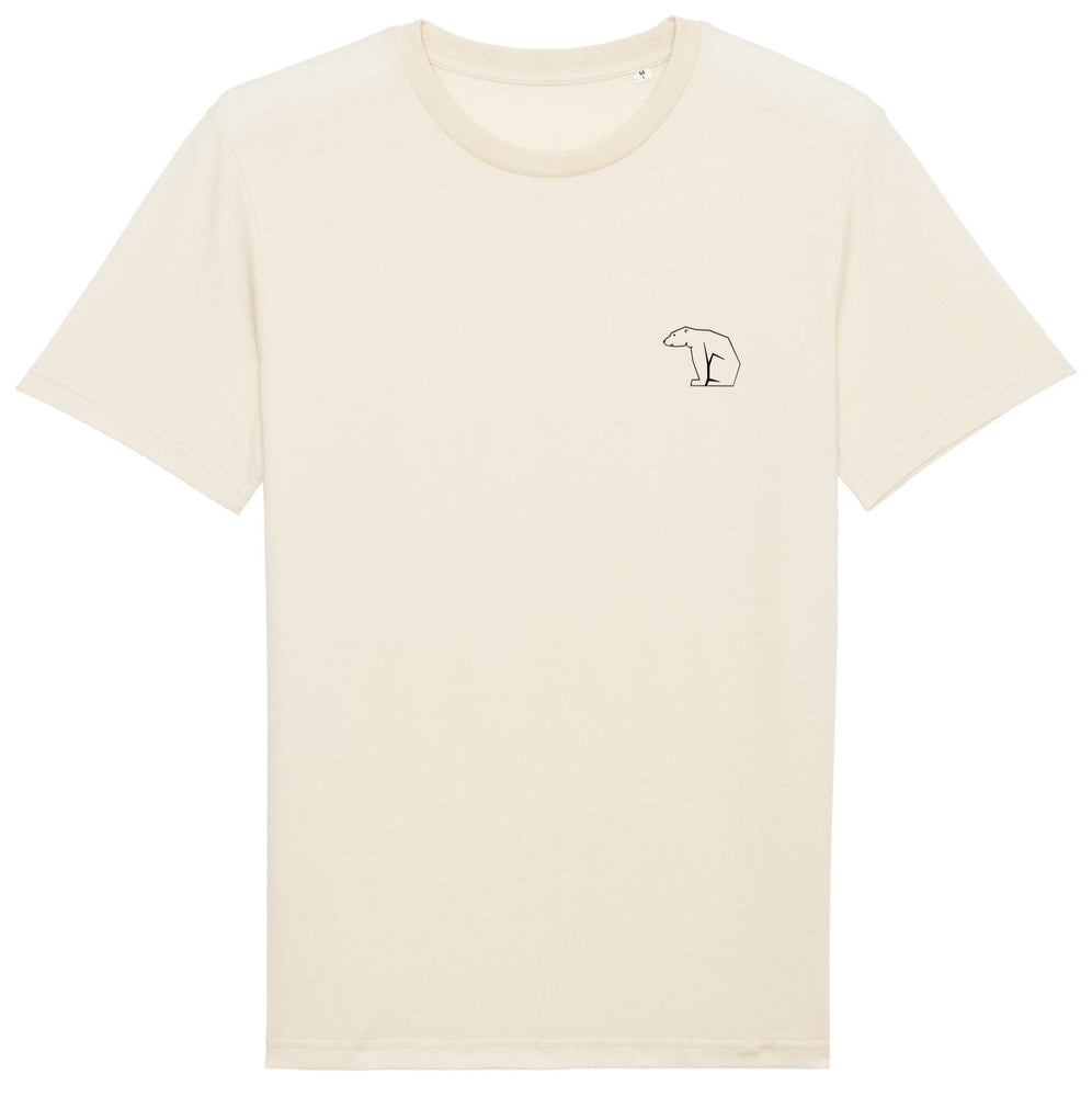 Bear Heavy Organic Cotton Tee - Natural