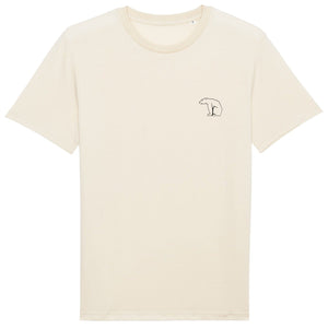 Bear Heavy Organic Cotton Tee - Natural