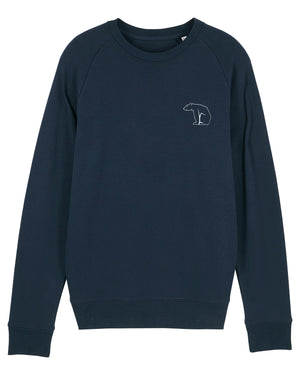 Bear Heavy Organic Sweatshirt - Navy