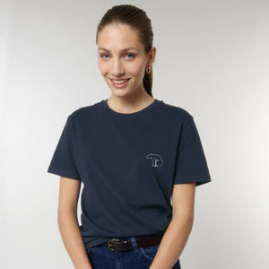 Bear Heavy Organic Cotton Tee - Navy