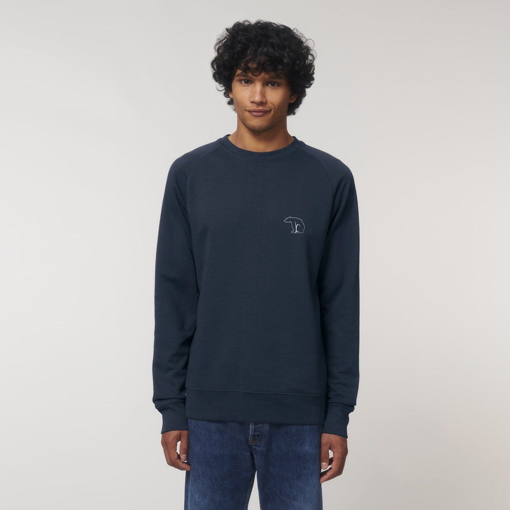 Bear Heavy Organic Sweatshirt - Navy