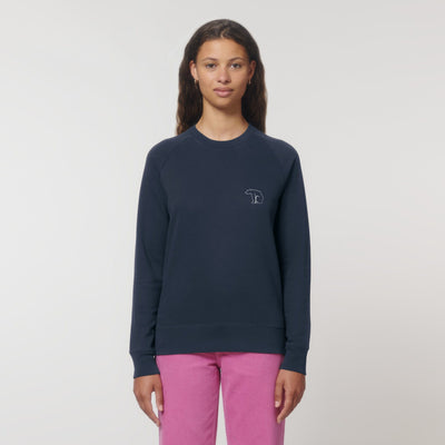 Bear Heavy Organic Sweatshirt - Navy