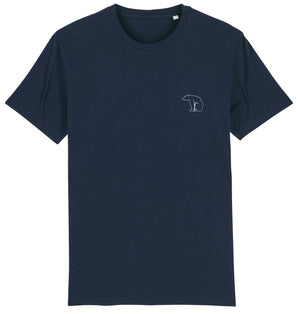 Bear Heavy Organic Cotton Tee - Navy