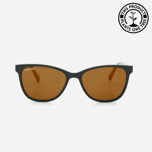 Hana | Vintage Brown | Black frame