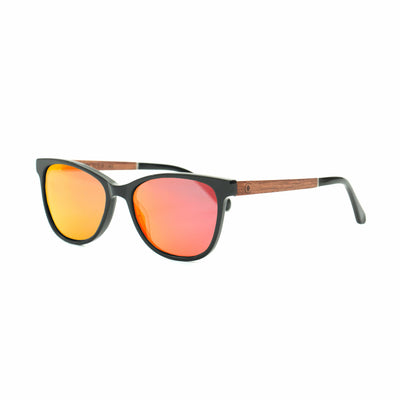 Hana | Sunset Red | Black frame