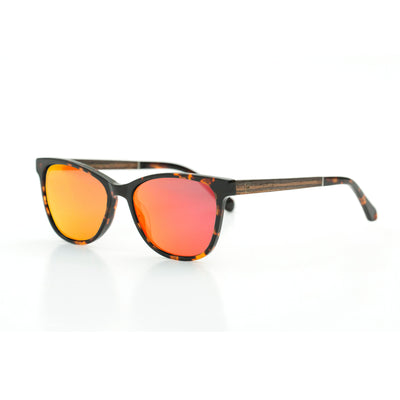 Hana | Sunset Red | Tortoishell frame