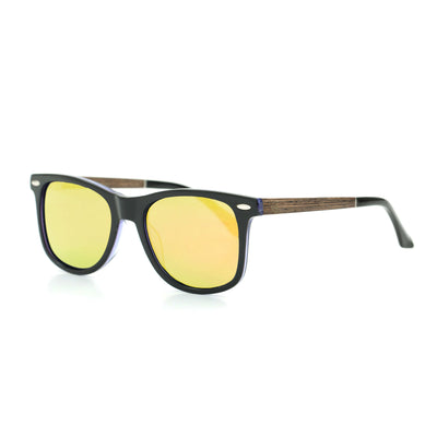 O'ahu | Gold Chrome | Black Frame